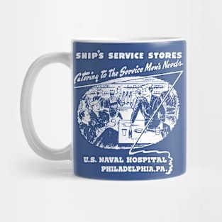 Vintage Philadelphia Navy Men Service Store Mug